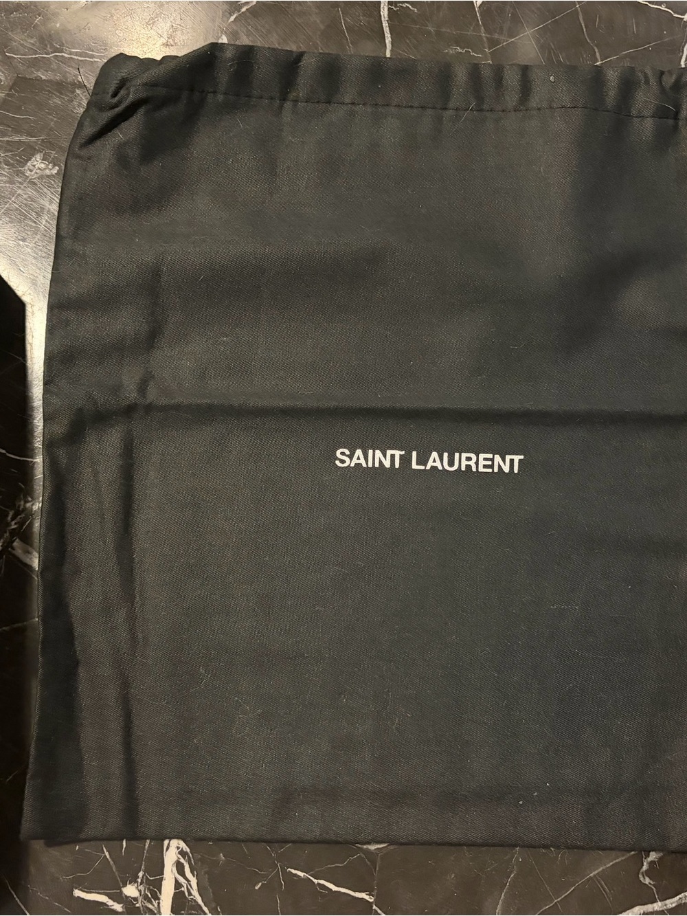 YSL / Saint Laurent - Black Chevron Quilted Leather Metal Black Chain Crossbody - Picture 13 of 14